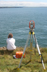 Tracking dolphins in the Shannon estuary ©Simon Berrow/SDWF