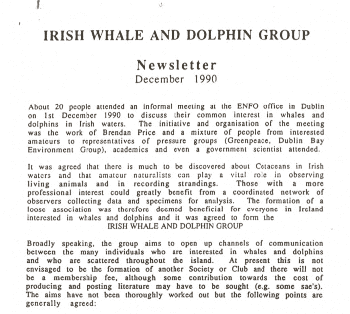1 Irish Whale _ Dolphin Group Newsletter 12.90
