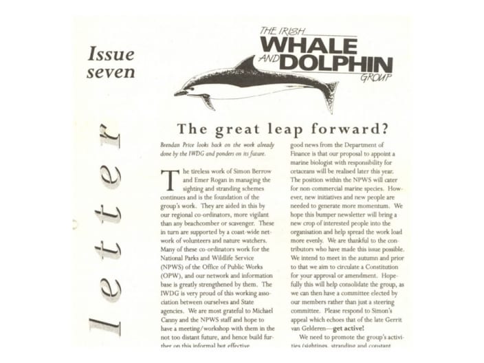 8 Irish Whale _ Dolphin Group Newsletter 05.94